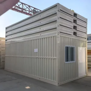 Folding Container House Prefabricated Modular Living Unit for Construction Site Temporary Accommodation
