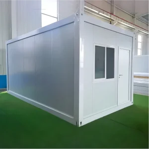 Folding Container House Weather Resistant Modular Prefab Structure Fireproof Breathable Insulation Easy Assembly for Site
