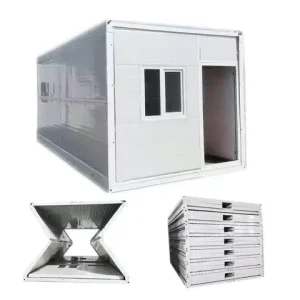 Folding Container Simple And Fast Installation Prefabricated Modular House Construction Site Shipping Container House