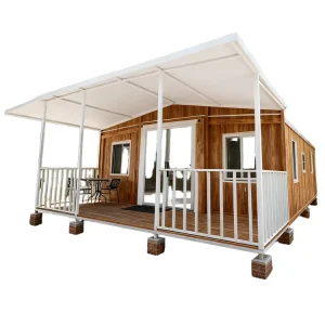 Folding Expandable Container House Luxury Modern European Design Waterproof Soundproof 40ft Temporary Prefabricated Supermarket