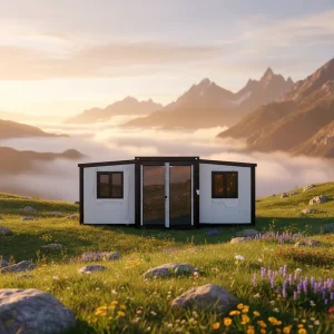 Folding Prefab Container House Fast Assembly Space-Saving Transport Multi-Scene Use Camp Construction Dorm Disaster Relief