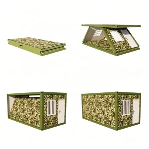 Folding Shelter Student Accommodation Refugee Camp Temporary Office Foldable Living Storage Office Container House