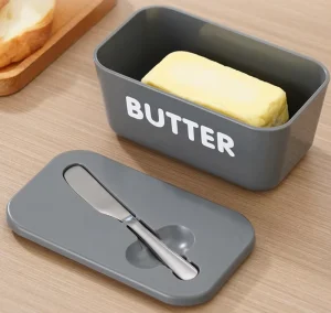 Food Grade Plastic Cheese Container for Storing Butter Freshness