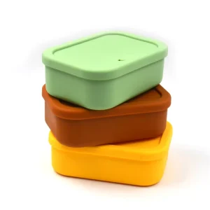 Food Grade Silicone Lunch Box Microwave Oven Heated Crisper Storage Box Compartments Sealed Lunch Box