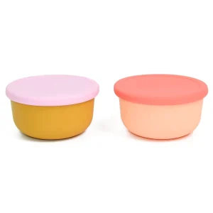 Food Grade Silicone Sealed Storage Box with Lid Lunch Box Silicone Bento Food Storage Baby Snack Box Containers with Lids
