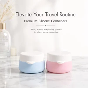 Food-Grade Travel Jars for Silicone 30ml Leak Proof Containers Refillable Shampoo Lotion Dispenser OEM ODM Private Label