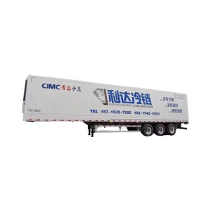 Food Refrigerated Trailer Export Refrigerated Semi Linked Reefer Truck Trailer