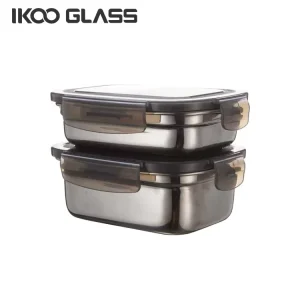 For New Arrival Cute Eco Friendly Mini Size 304 Stainless Steel Lunch Box Bulk Food Storage Container Stackable