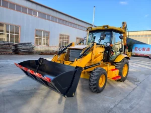 Free Shipping Euro 5 EPA Compact 4WD Mini TLB Backhoe Loader Tractor with Front End Loader and Backhoe Retroexcavadora