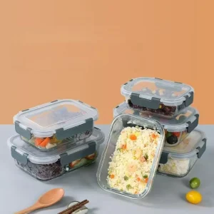 Fresh Keeping Classic Design Food Storage Box Travel Use Large Capacity Eco Friendly Plastic Container with Airtight Sealed Lid