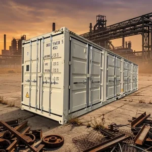Full Side Storage ISO Standard Intermodal Cargo Container Heavy Duty 40ft HC Side Open Shipping Container