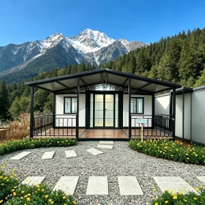 Fully Custom 2 3 Bedrooms Prefab House Waterproof Portable Tiny Home 20Ft 40Ft Prefabricated Container House
