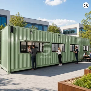 Fully Equipped Container Restaurant Conversion Coffee Shop Custom Shipping Container Restaurant with Commercial Kitchen