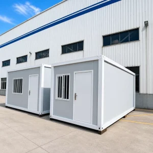 Fully Relocatable Temporary Workplace Solution with 20ft Prefabricated Office Container and Flexible Deployment Scenarios