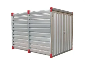 Galvanized Flat-pack Metal Storage Container Stackable Outdoor Warehouse Shed Collapsible Mobile Storage Container