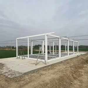 Galvanized Shelter 40ft 20ft Office Building Labor Camp Prefab Detachable Fast Installation 20 Years Lifespan