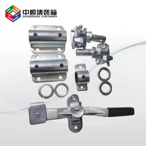 Galvanized Shipping Container Door Lock Set Forged Services Key Accessory Parts Material Q235