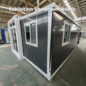 Galvanized Steel Frame 3 Bedroom 2 Bath Expandable Modular Villa with Double Sealing for Zero Leakage Coastal Property