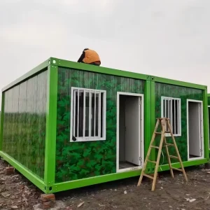Galvanized Steel Frame Modular House Detachable Container Dormitory for Large Scale Construction Project and Site Office Cabin