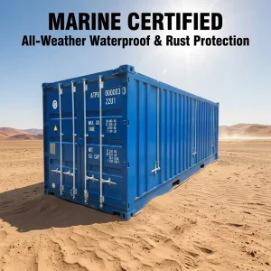 Galvanized Steel Industrial Grade 20FT Open Top Cargo Shipping Container for Heavy Machinery Transport