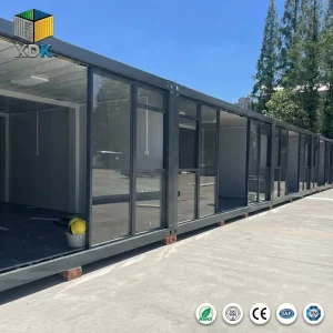 Glass Container House Fast Assembly Modular Office Portable Workspace Studio Mobile Lab Exhibition Unit