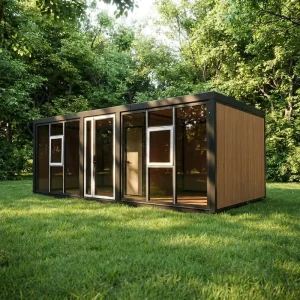 Golden Supplier Direct Sale Light Gauge Steel Prefab Houses Insulated Luxury Flat Pack House With Independent Bathroom
