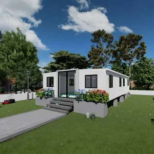 Good Price 2 Bedroom Waterproof Solar Powered Eco Friendly Portable Foldable 20ft 40ft Steel Structure Container Houses 5 Year