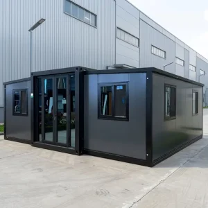 Granny Flat 20 Ft Expandable Container Folding House Prefab Villa Shipping Mobile Home 2 3 4 5 Bedroom Supermarket Mall Fast
