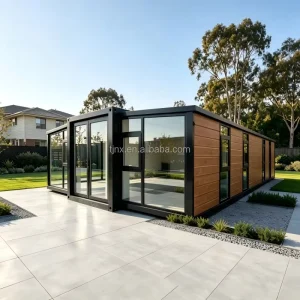 Granny Flat Prefabricated Modular House 20ft 40ft Folding Tiny Home Casas Prefabricadas 2 3 Bedrooms Expandable Container House