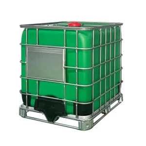 Green Square IBC Totes | 1000L IBC tank Food Grade HDPE Bucket Water Use Brand-new Iron Frame Liner