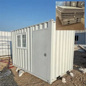 Greevel Small Container Houses 12ft Prefab Modified Portable Self Storage Units Flat Pack Shipping Container Offices
