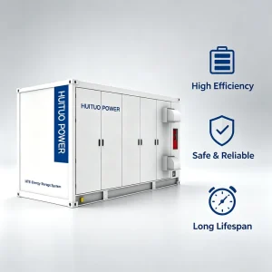 Grid-Scale LiFePO4 Battery Energy Storage System ESS Container Liquid Cooled
