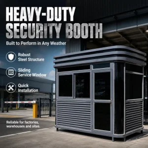 Guard Booth Guard House CE Certified Windproof Waterproof and Durable Container House Security Booth
