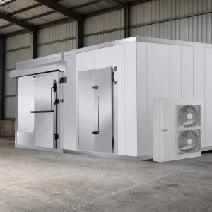 HCFC Custom Made Mobile Container Refrigeration System with Solar Panel and Gear Components for Vegetable Storage