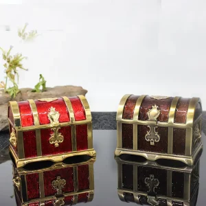 HY European Vintage Treasure Box Zinc Alloy Creative Storage Box Jewelry Box Photo Prop Creative Gift Storage Container