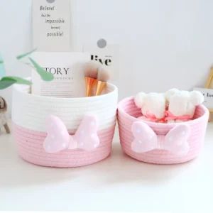 Hand Cotton Basket Girl Sweet Ball Pearl Envelope Crossbody Basket