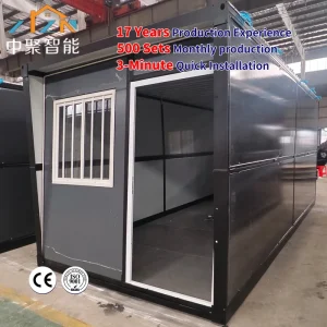 Hassle-Free Setup Custom Prefabricated Modular Steel Folding Office Container House Foldable Home Small Prefab Housing