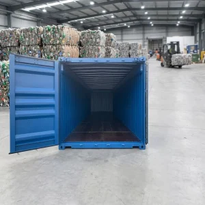 Heavy Cargo CSC Certified 40ft HC Steel Open Top Shipping Container with Waterproof Tarpaulin Roof