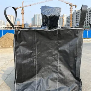 Heavy-Duty 1000kg Internally Reinforced FIBC Bulk Bags with Integrated Load-Stabilizing Cross Straps