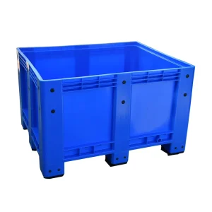 Heavy Duty 606L 1200x1000x760mm Plastic Pallet Boxes Bulk Storage Containers