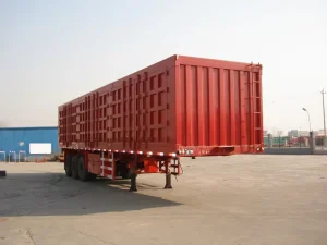 Heavy Duty Container Semi Trailer 3 Axles Container Semi Trailer