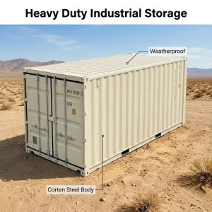 Heavy Duty Floor 20ft Standard Side Door Freight Container Side Open Shipping Container
