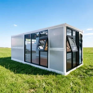 Heavy Duty Foldable Shipping Container Cabin Ready Prefab House Modern Breathable Design for Industrial Warehouse Factory Shop