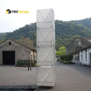 Heavy Duty Hot Dipped Galvanized Metal Steel Stackable Storage Wire Mesh Container for PET Preform