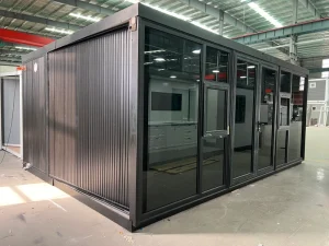 Heavy Duty Mobile Home with Integrated Bathroom for Remote Area Mining Housing