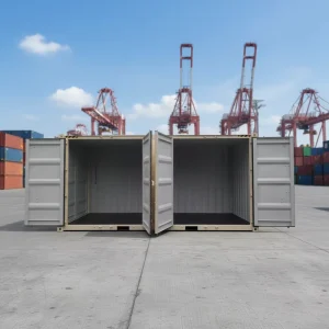 Heavy Duty Modular 20ft 40HC Shipping Storage Container with Side Access, Lockable Weatherproof