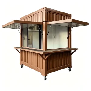 Heavy Duty Movable Mobile House with Wheels Portable Container Office for Construction Site Guard Room Mining Camp Housing