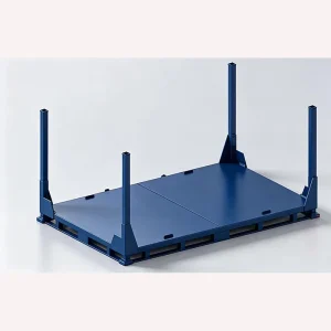 Heavy Duty Powder Coated Metal Pallet Rack Auto Sunroof Parts Circulation Turnover Frame