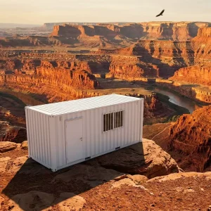 Heavy Duty Quick-Build Prefab Container House for Emergency Shelter, Outdoor Tool Storage