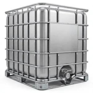 Heavy Duty Stainless Steel IBC Tank 1000L SS304 Chemical Liquid Storage Container